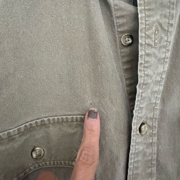 Vintage 1980s banana republic explorer Khaki Button-Up Shirt Hong Kong safari M - Picture 3 of 12